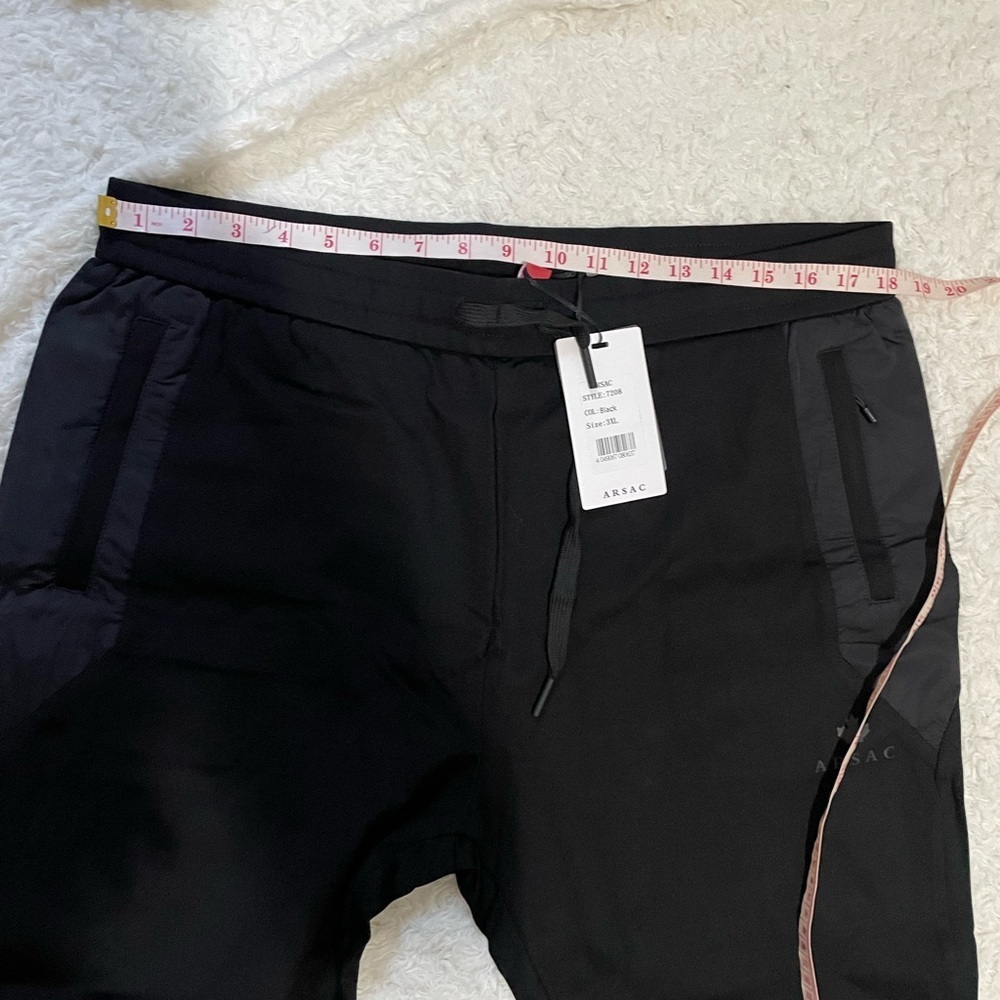 Arsac Men's Black and Gray Joggers - Picture 12 of 16